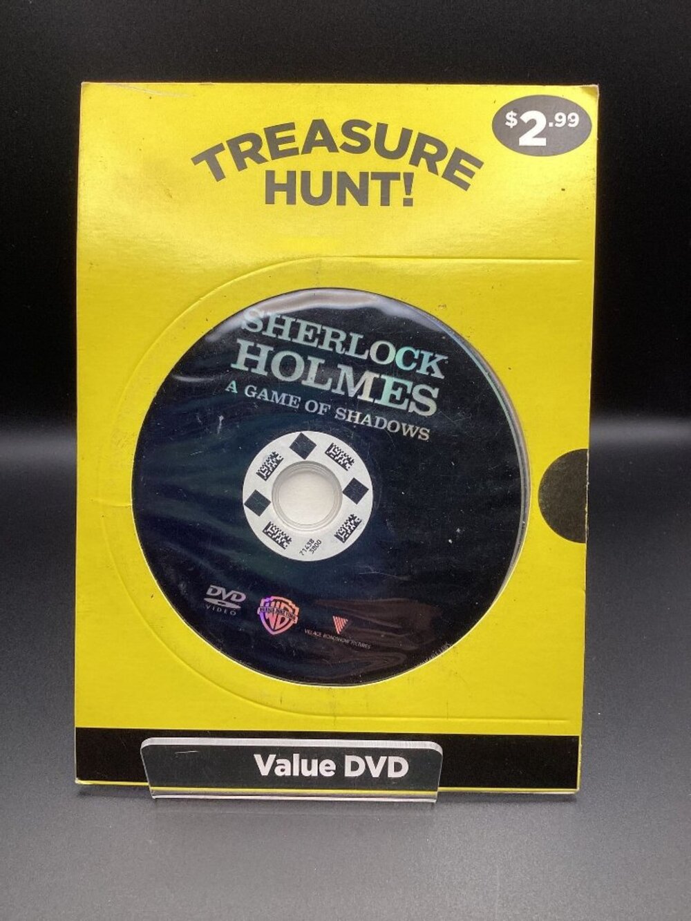 Sherlock Holmes A Game of Shadows (DVD 2011) Robert Downey Jr Jude Law Disc Only